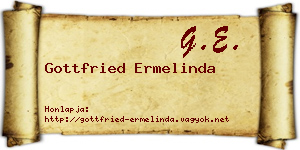 Gottfried Ermelinda névjegykártya